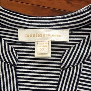 Striped Monteau Los Angelas Dress